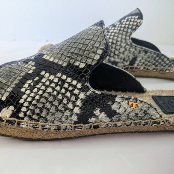 Tory Burch Max espadrille slide roccia natural diamond roccia print 7 - Picture 3 of 7